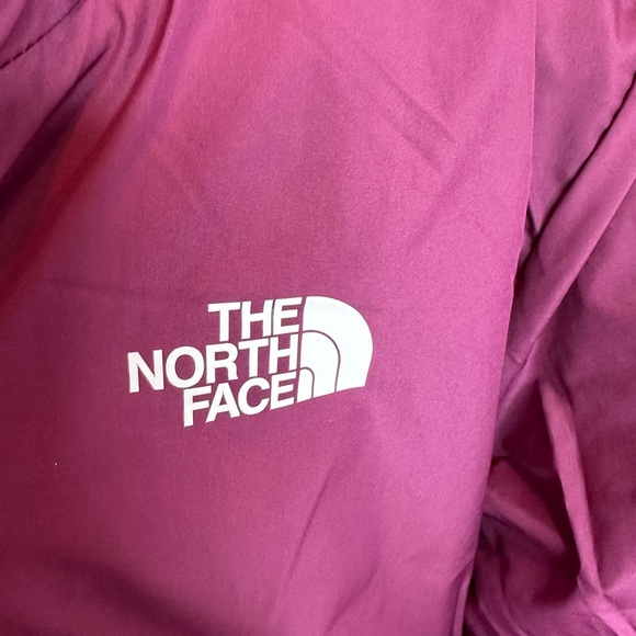 NWT The North Face Girls' Reversible North Down Hooded Jacket Boysenberry Sz XL - Picture 2 of 8